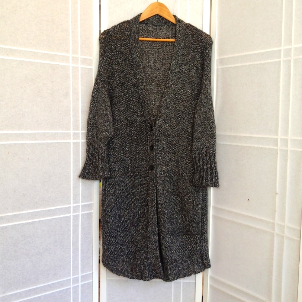 OSKA Heather Gray sweater cardigan